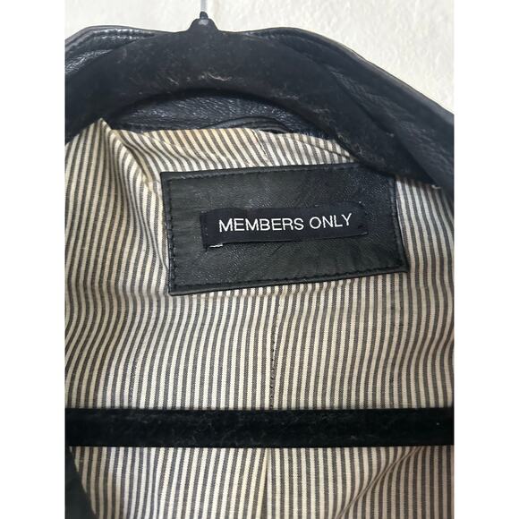 Members Only Leather Jacket - Picture 6 of 7